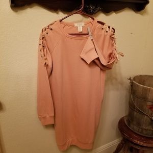 NWOT dusty pink dress/tunic